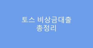 토스-비상금대출-총정리후기-조건-거절-사유-방법-중도상환수수료-이자-등